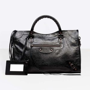 Balenciaga Classic City Top Handle and Should Bag-Black