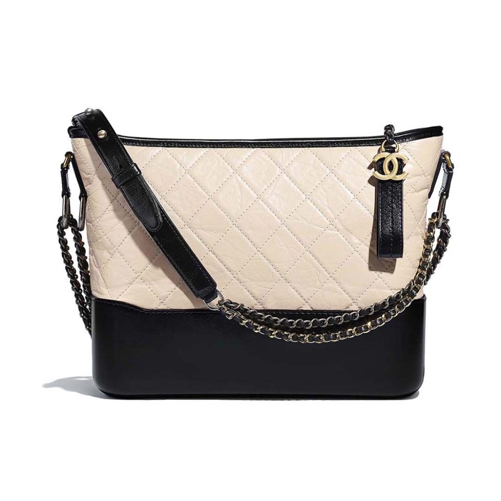 Home 7 Chanel Women Chanel’s Gabrielle Large Hobo Bag in Calfskin Leather-Beige A93824
