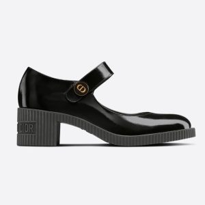 Dior Women D-Doll Pump Black Shiny Calfskin