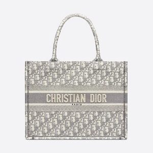 Dior Women Small Dior Bbook Tote-Silver