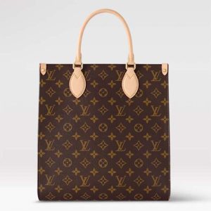 Louis Vuitton LV Unisex Sac Plat PM Monogram Coated Canvas M46263