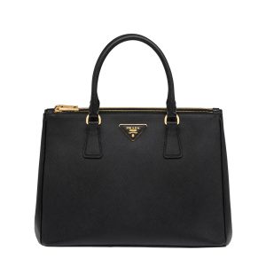 Prada Women Prada Galleria Bag in Saffiano Leather-Black