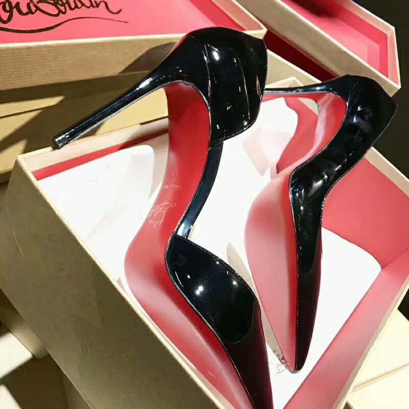 Christian Louboutin Women Shoes Lriza 100 mm Heel Hight-Black - Image 4