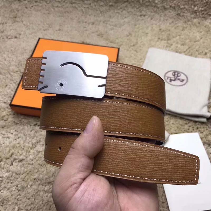 Hermes Men A Cheval Belt Buckle & Reversible Leather Strap 32 mm - Image 7