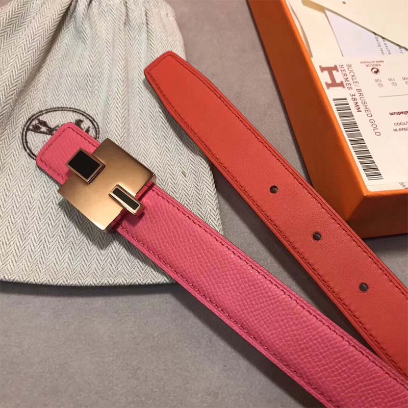 Hermes Women Eileen Buckle & Reversible Leather Strap 24 mm - Image 4