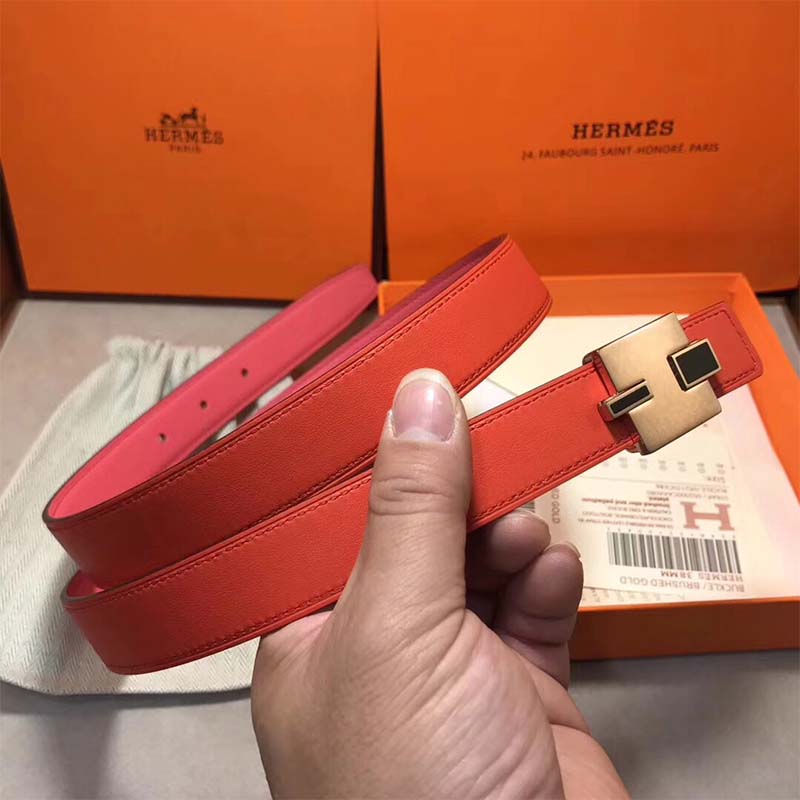Hermes Women Eileen Buckle & Reversible Leather Strap 24 mm - Image 3