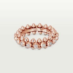 Cartier Women Clash De Cartier Ring Diamonds in Rose Gold