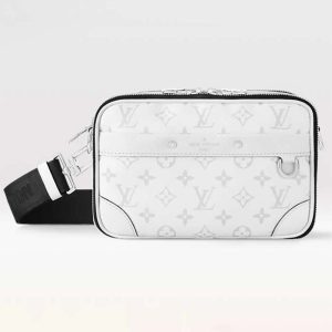 Louis Vuitton LV Unisex Alpha Messenger White Monogram Coated Canvas M31069