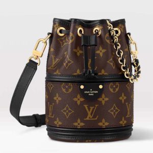Louis Vuitton LV Unisex Canoé Monogram Coated Canvas Cowhide-Leather M83480