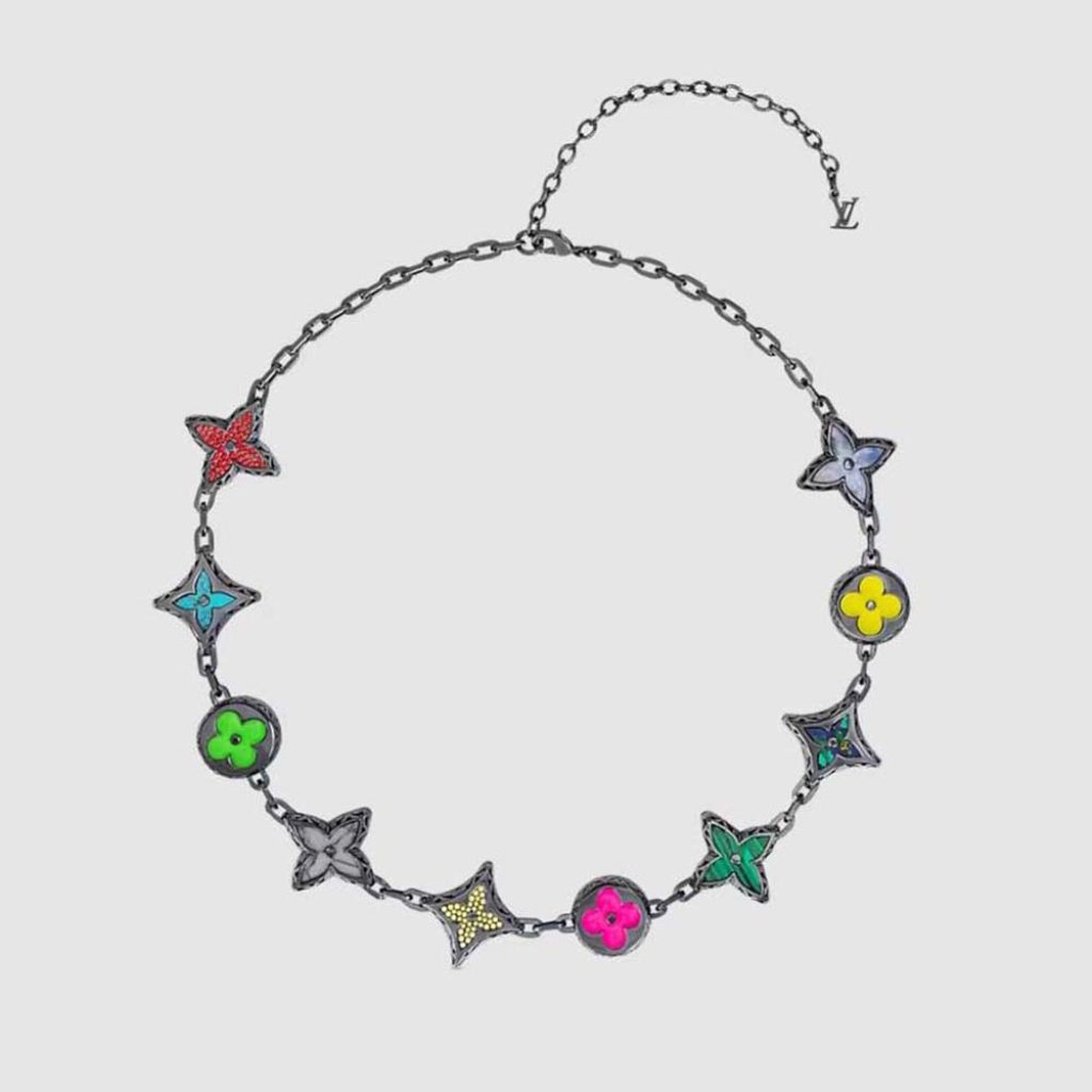 Home 9 Louis Vuitton Men MNG Big Party Necklace