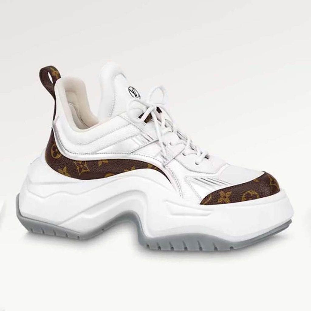 Louis Vuitton Unisex LV Archlight 2.0 Platform Sneaker White Mix of Materials 5 Cm Heel