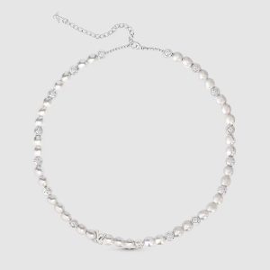 Louis Vuitton Men Monogram Pearls Necklace