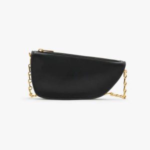 Burberry Women Micro Shield Sling Bag-Black 80798561