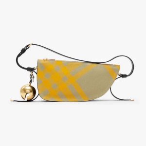Burberry Women Mini Shield Sling Bag-Beige 80791601