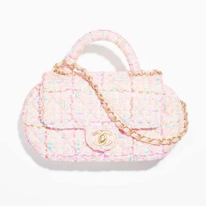 Chanel Women Bag with Top Handle in Tweed AS4569B15057NS986-Pink