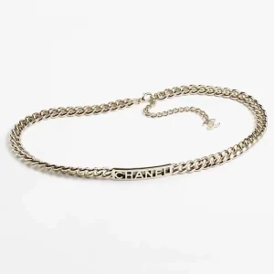 Chanel Women CC Chain Belt Metal Gold Ruthenium ABB067