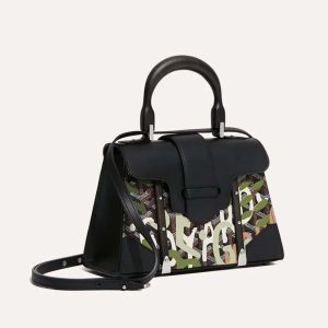 Goyard Women Saïgon Structuré Mini Bag Lettres Camouflage-Green