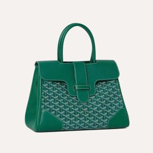 Goyard Women Saïgon Tote Bag-Green