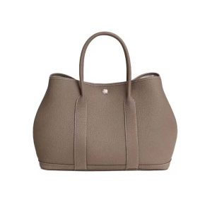 Hermes Unisex Garden Party 36 Voyage Bag-Gray