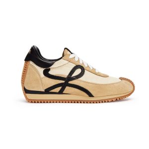 Loewe Unisex Flow Runner in Suede-Brown