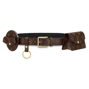 Louis Vuitton LV Unisex Daily Multi Pocket 30mm Belt-Brown M0236Y