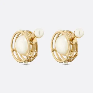 Dior Women Tribales Earrings Gold-Finish Metal E3173WOMCY_D03S