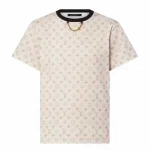 Louis Vuitton Men LV Monogram Crop Top Cotton Beige 1AFON5