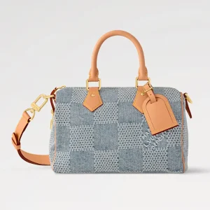 Louis Vuitton Men Speedy 25 Bandoulière Damier Denim N40700