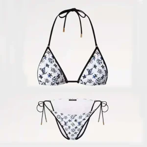 Louis Vuitton Women Bikini TopBottom 1AC4JU in White