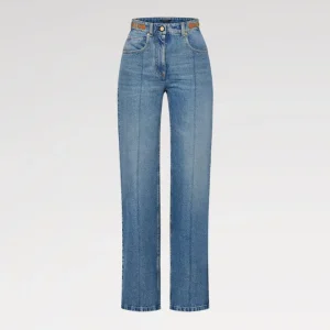 Louis Vuitton Women LV Circle Tab Jeans 1AFYX6