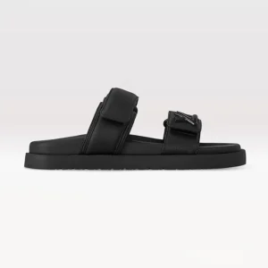Louis Vuitton Women LV Sunset Flat Comfort Mule Black