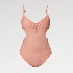 Louis Vuitton Women Mahina Monogram Swimsuit Camel 1AFMV8