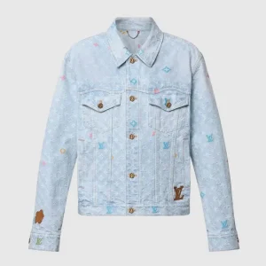 Louis Vuitton Women Monogram Denim Jacket 1AFPTF