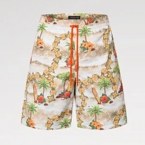Louis Vuitton Men Monogram Nylon Swim Shorts 1AFRNN