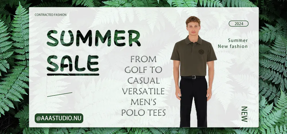 From Golf to Casual: Versatile Men's Polo Tees for Summer
