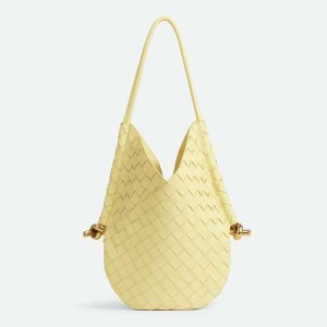 Bottega Veneta Women Small Solstice Shoulder Bag-Yellow