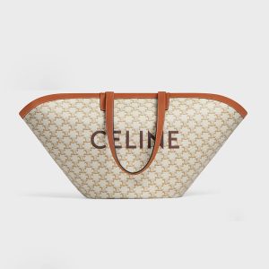 Celine Women Large Couffin in Triomphe Canvas Celine Print