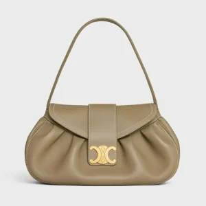 Celine Women Medium Polly Bag in Supple Calfskin 115633FDU.18BP