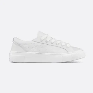 Dior Men B33 Sneaker White Grained Calfskin and White Dior Gravity Leather
