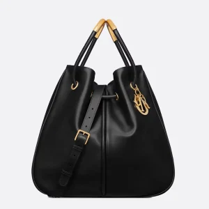 Dior Women Large Dior Nolita Bag Black Calfskin M2312UNJJ