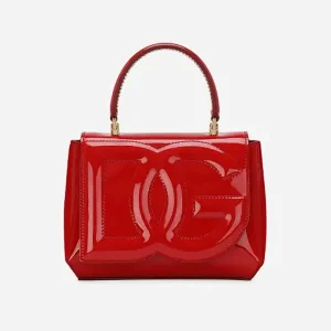 Dolce Gabbana D&G Women DG Logo Bag Top-handle Bag-Red BB7568A147180315