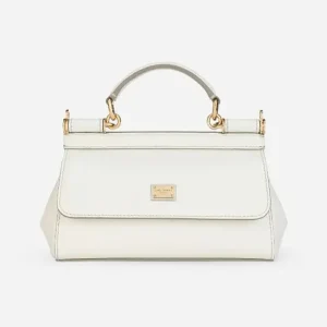 Dolce Gabbana D&G Women Small Sicily Handbag-White BB7116A100180001