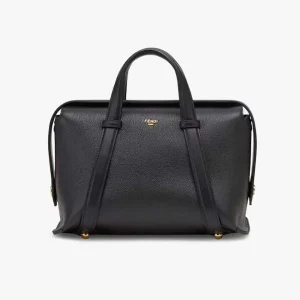 Fendi Women Boston 365 Black Leather Bag 8BL152APZAF0KUR