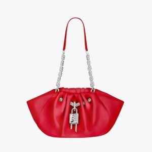 Givenchy Women Small Kenny Bag in Smooth Leather-Red