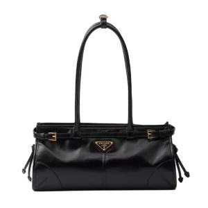Prada Women Medium Leather Handbag-Black 1BA4262CYRF0LT6VMOO
