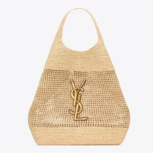 Saint Laurent YSL Women Icare in Raffia 772191GAAEK2063