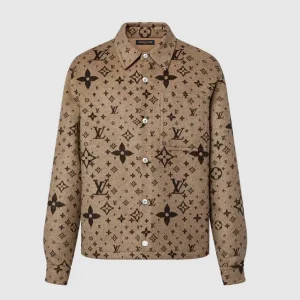 Louis Vuitton Women Monogram Double Face Wool Silk And Cashmere-Blend Overshirt 1AFYF7