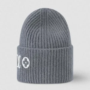 Louis Vuitton Unisex LV Headline Beanie-Grey M94833