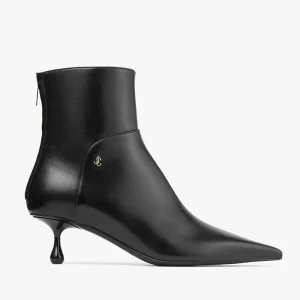 Jimmy Choo Women Cycas Ankle Boot 50 Black Nappa Leather Ankle Boots